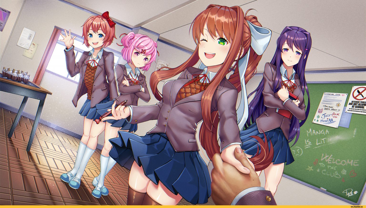 Скачать игру Doki Doki Literature Club для Андроид