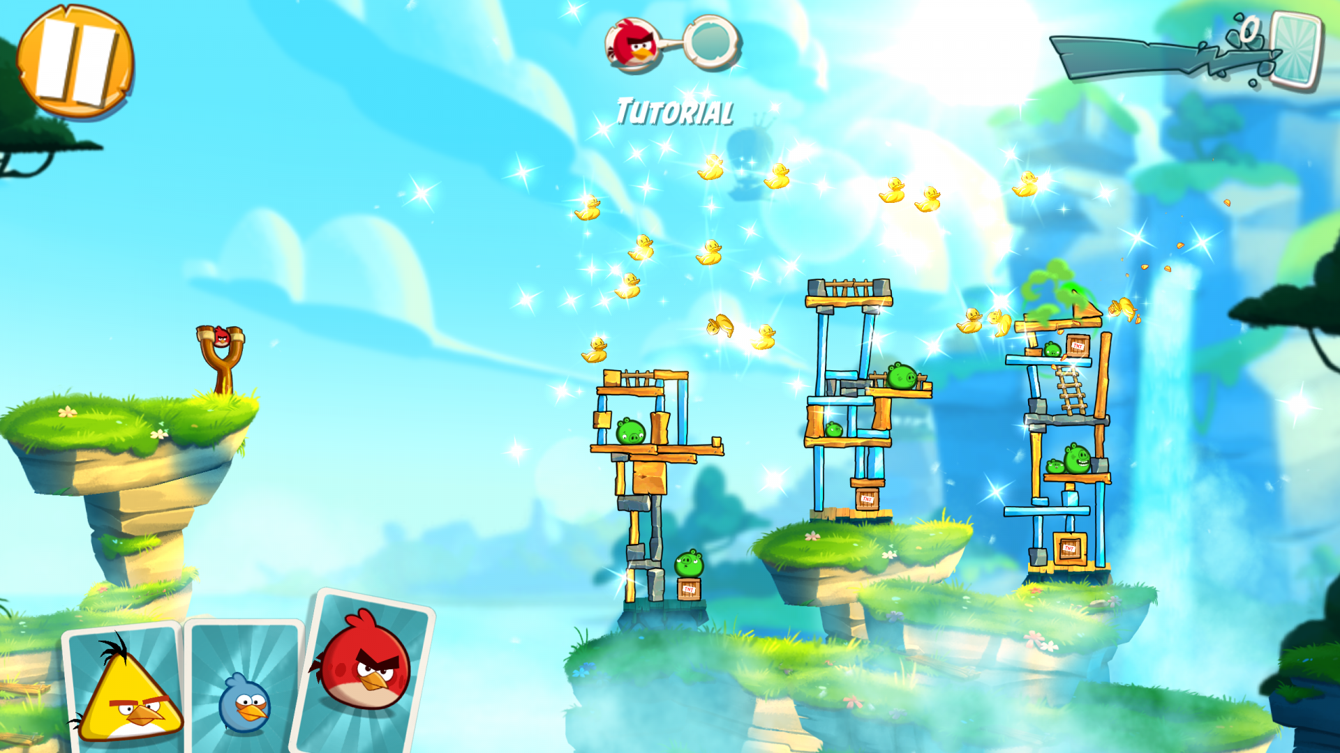 Как сделать игру angry birds из картона