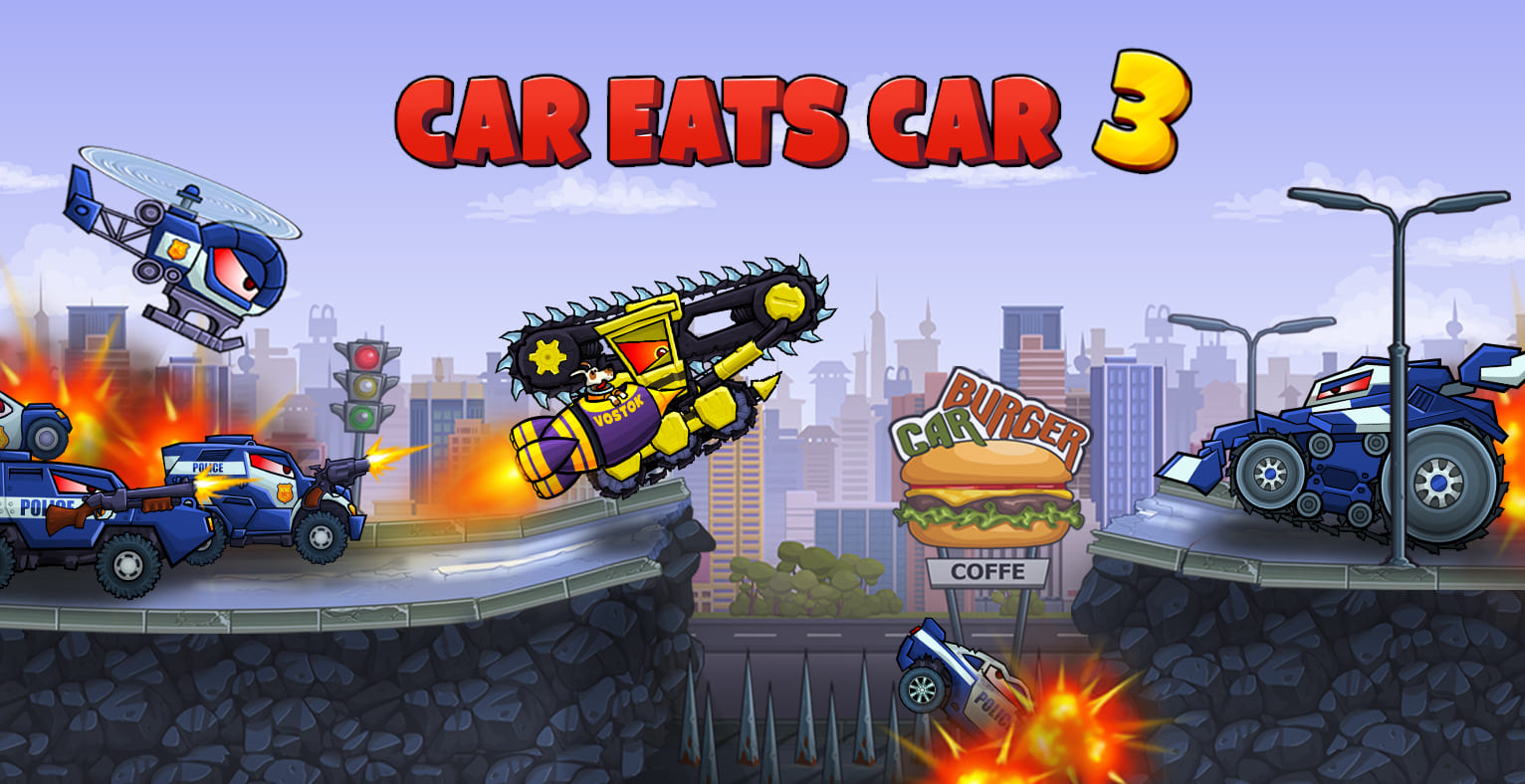 free for mac download Car Eats Car 2