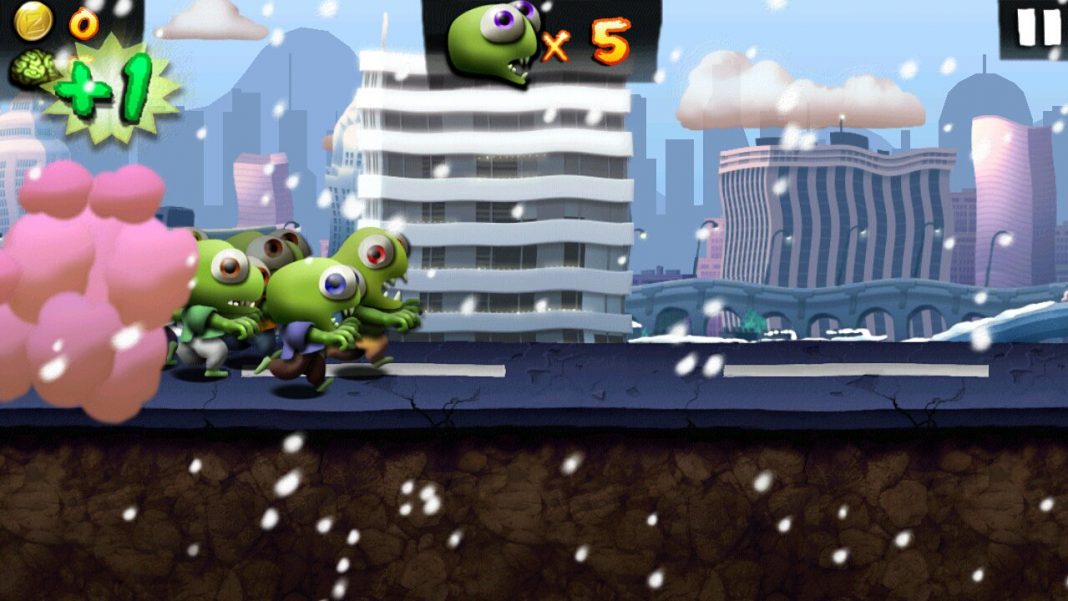 Скачать игру Зомби Цунами на Андроид