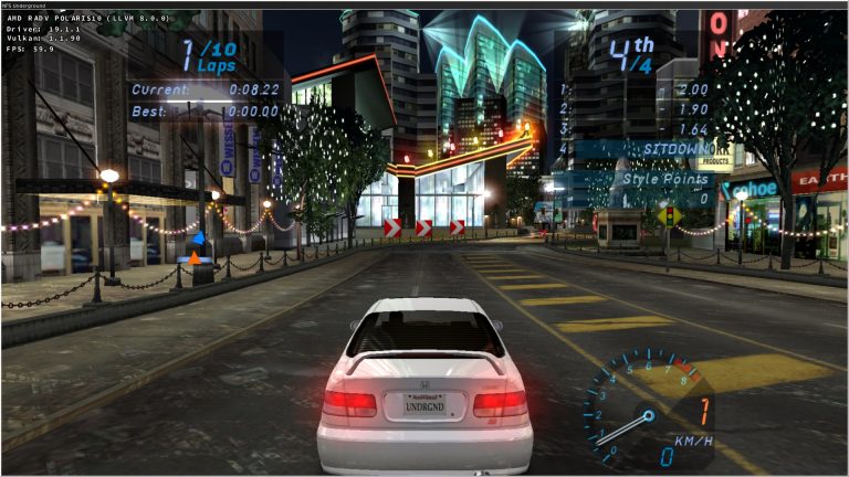 NFS Underground — скриншот