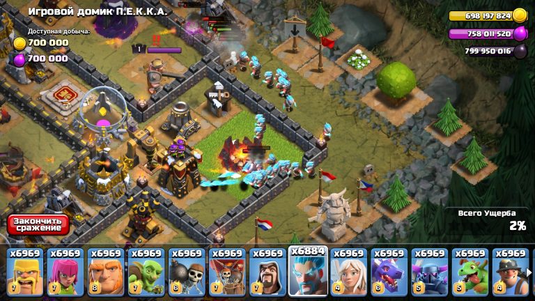 Приватный сервер Clash of Clans — скриншот
