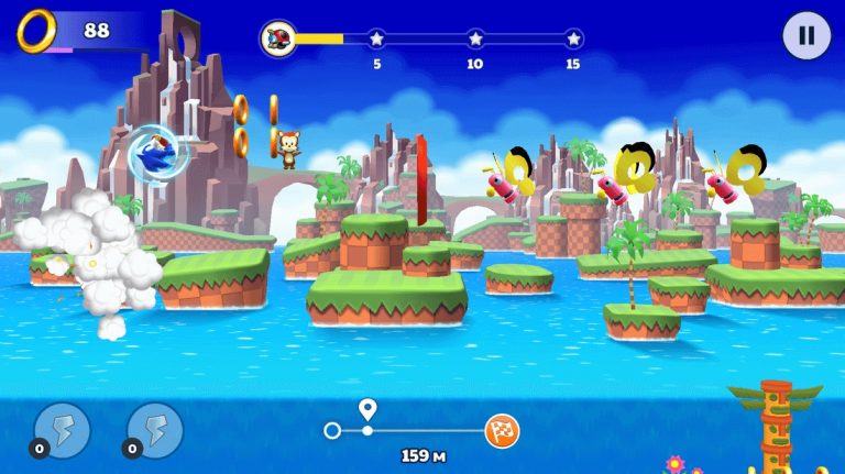 Sonic Runners Adventure — скриншот