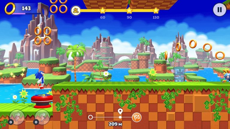 Sonic Runners Adventure — скриншот