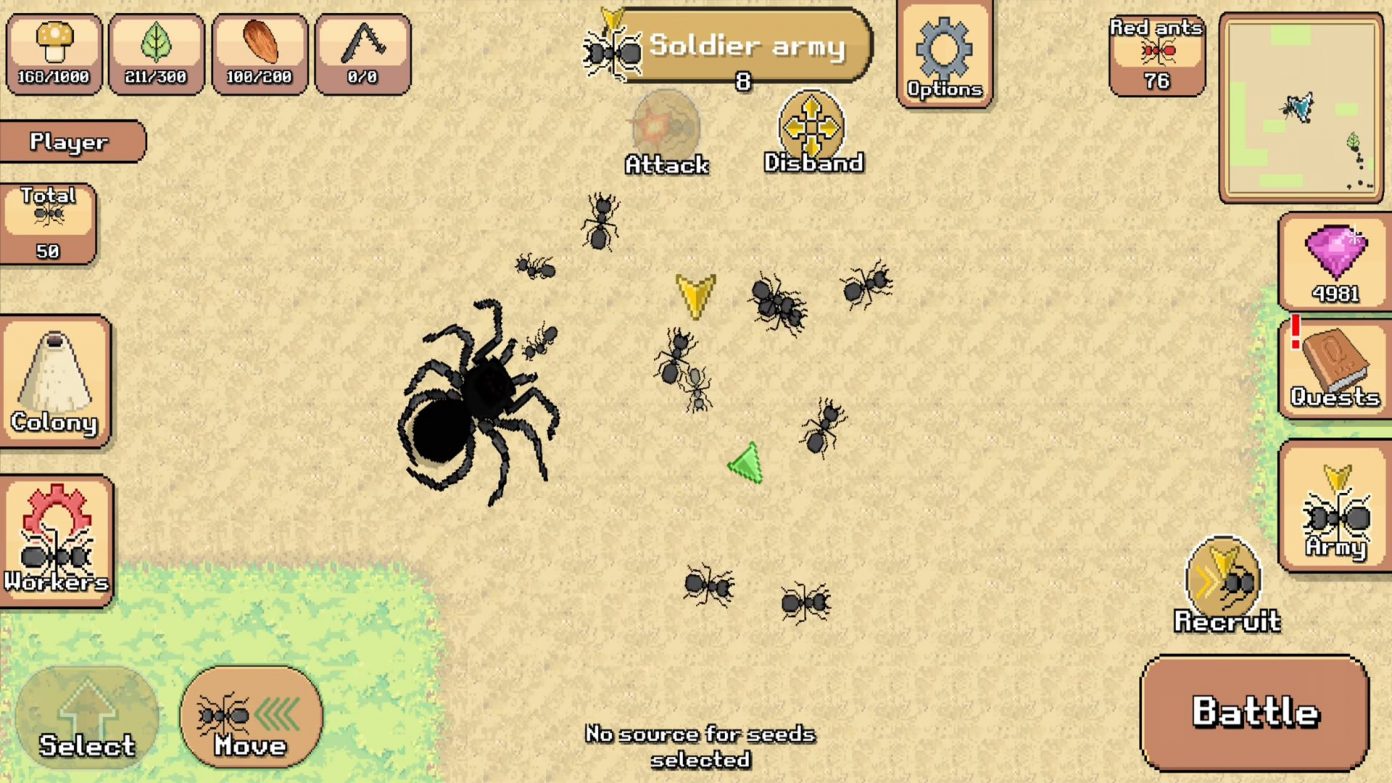 Pocket ants симулятор колонии. Pocket ants симулятор колонии