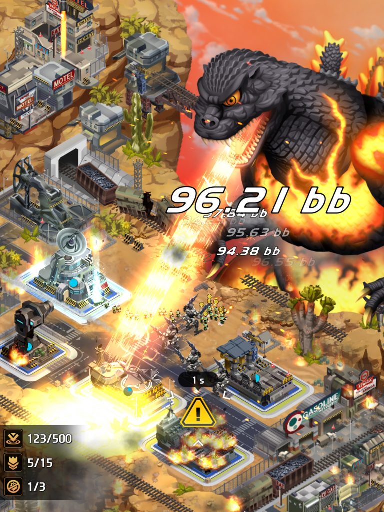 Godzilla Defense Force — скриншот