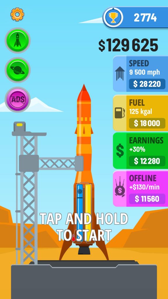 rocket sky много денег
