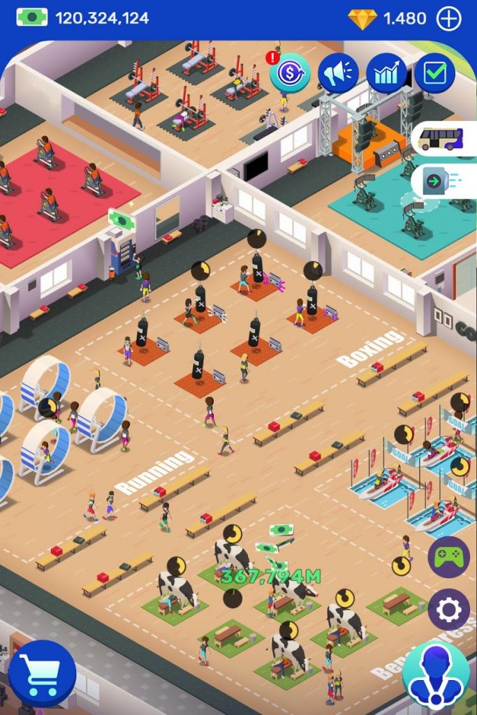 скачать idle fitness gym tycoon взлом