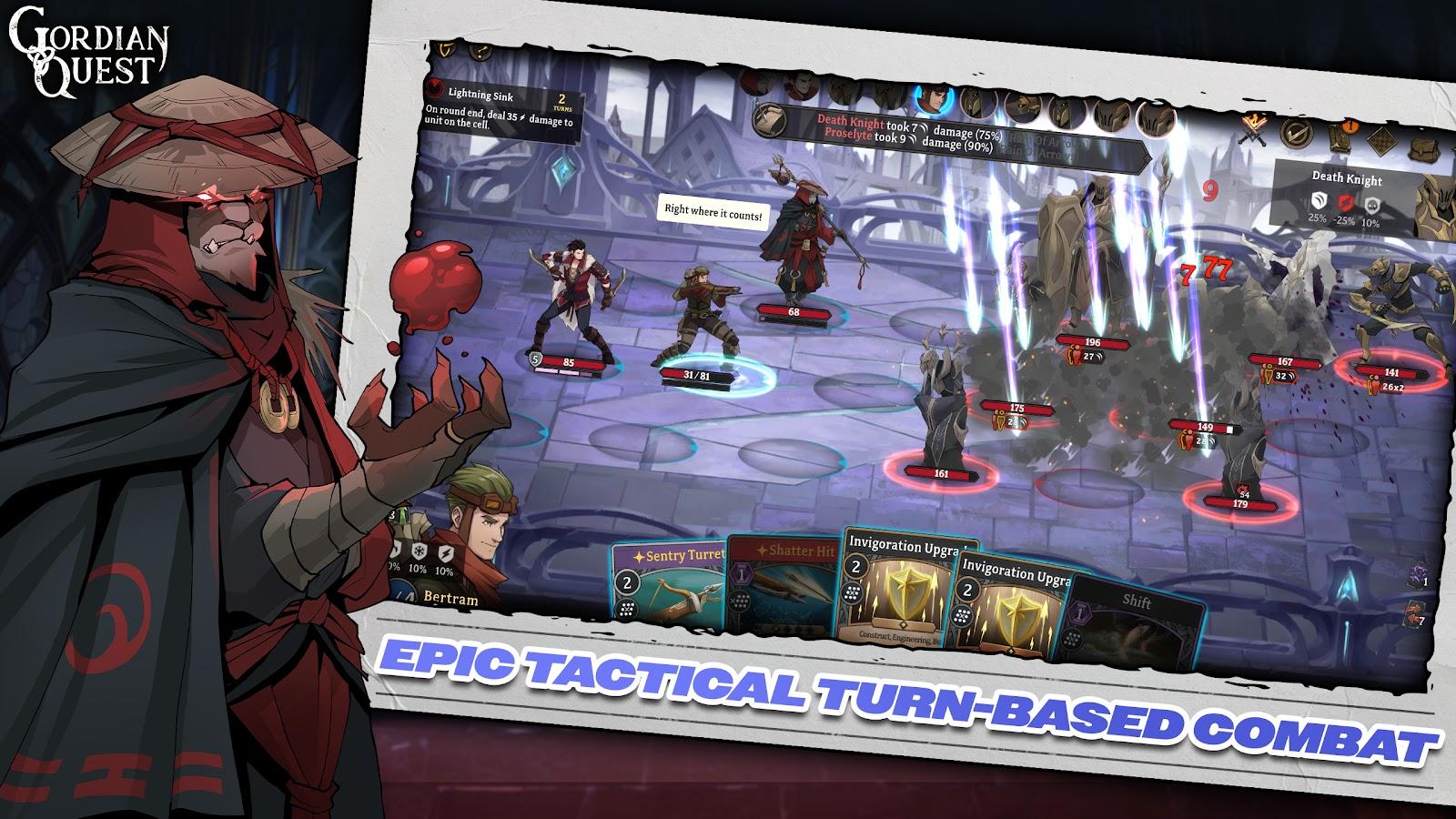 Gordian Quest на Андроид Gordian Quest на Андроид